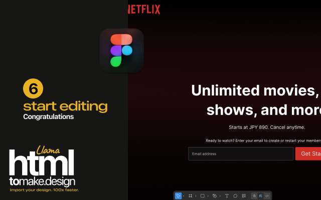 html.tomake.design (llama) chrome谷歌浏览器插件_扩展第4张截图