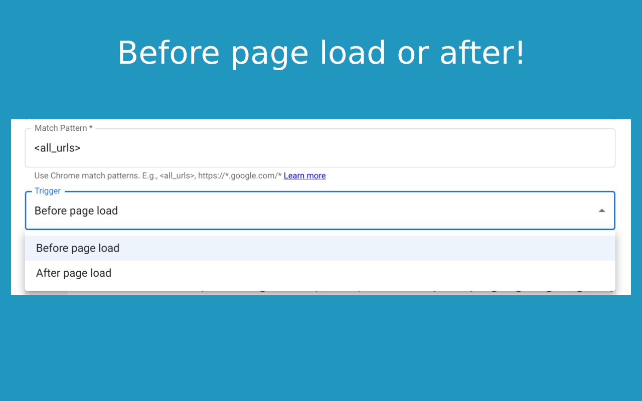 InjectJS – JavaScript Injector & Custom Script Manager chrome谷歌浏览器插件_扩展第3张截图