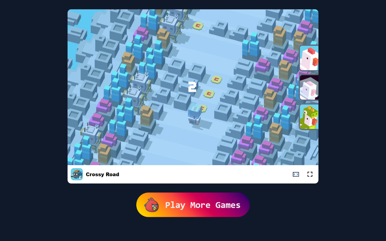 Crossy Road 游戏 - 在无尽的道路上导航并避开障碍！ chrome谷歌浏览器插件_扩展第5张截图