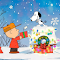 Snoopy Christmas Gift Charlie Brown Live Wallpaper