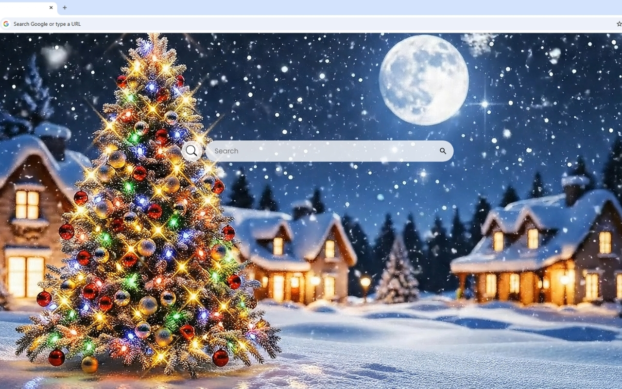 Christmas Background Live Wallpaper chrome谷歌浏览器插件_扩展第1张截图