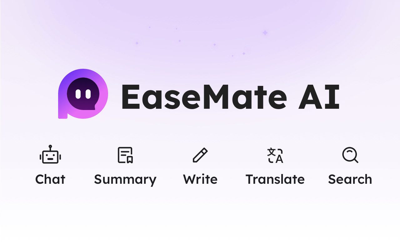 EaseMate: chat with all AI models (GPT, DeepSeek, Gemini, Claude,etc.) chrome谷歌浏览器插件_扩展第2张截图