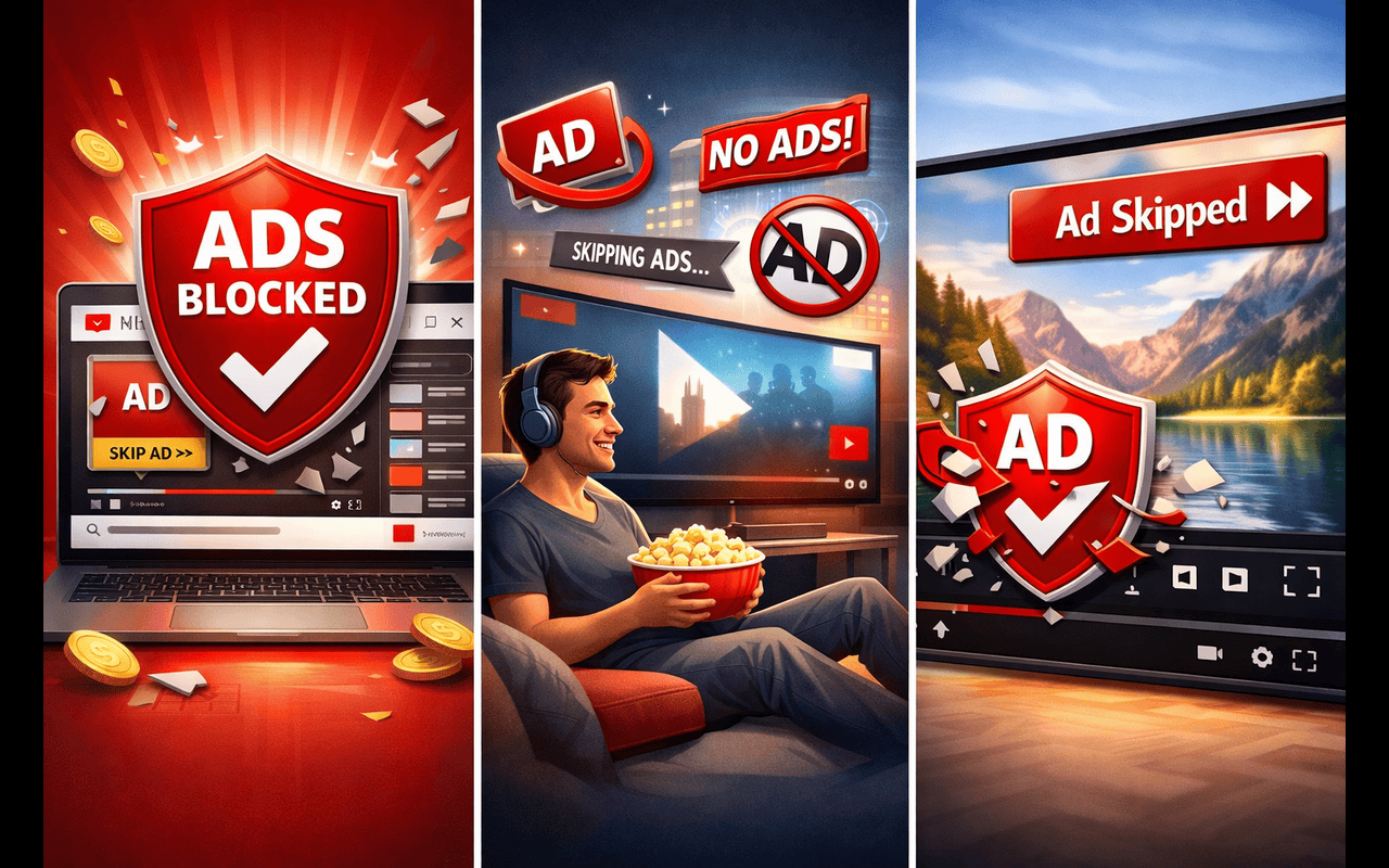 AdBlocker for YouTube™ – Block All Video Ads & Skip Ads chrome谷歌浏览器插件_扩展第2张截图