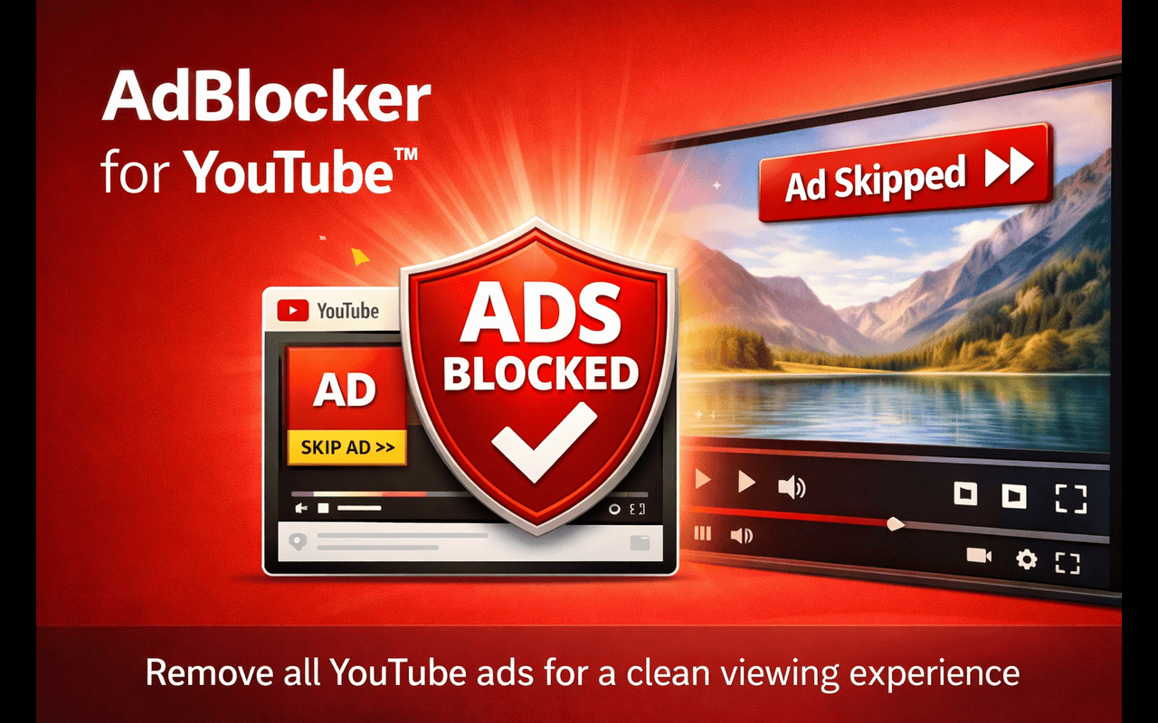 AdBlocker for YouTube™ – Block All Video Ads & Skip Ads chrome谷歌浏览器插件_扩展第3张截图