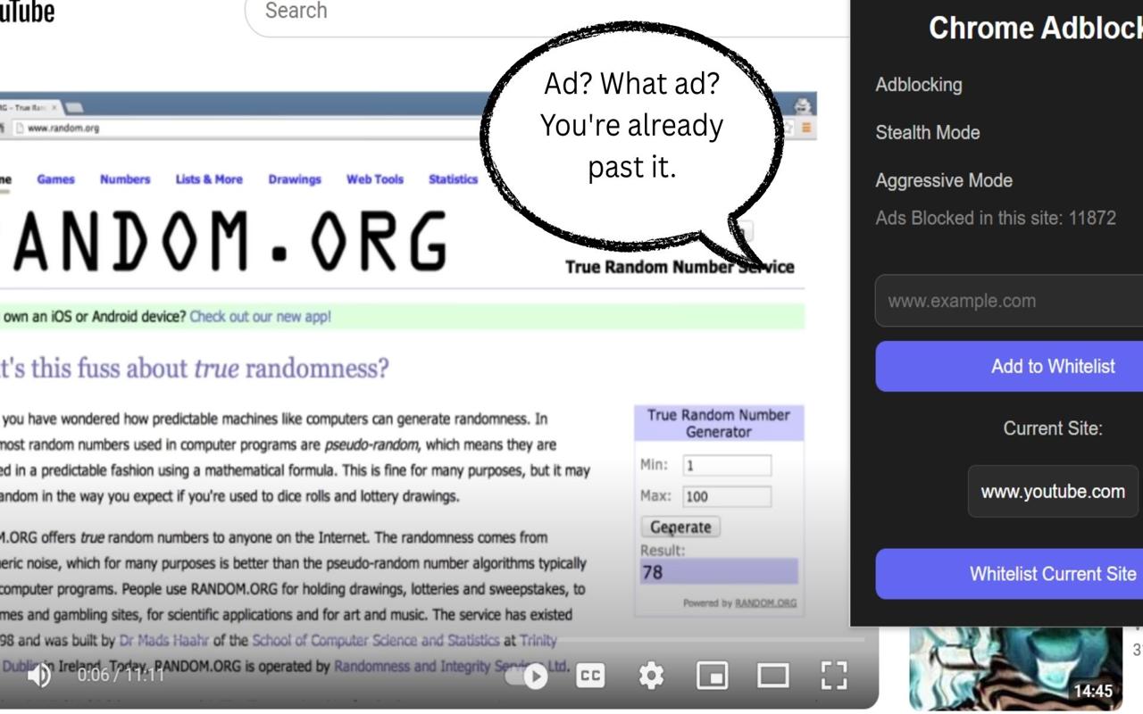 Chrome Adblocker – The Best Free Ad Blocker for Chrome chrome谷歌浏览器插件_扩展第1张截图