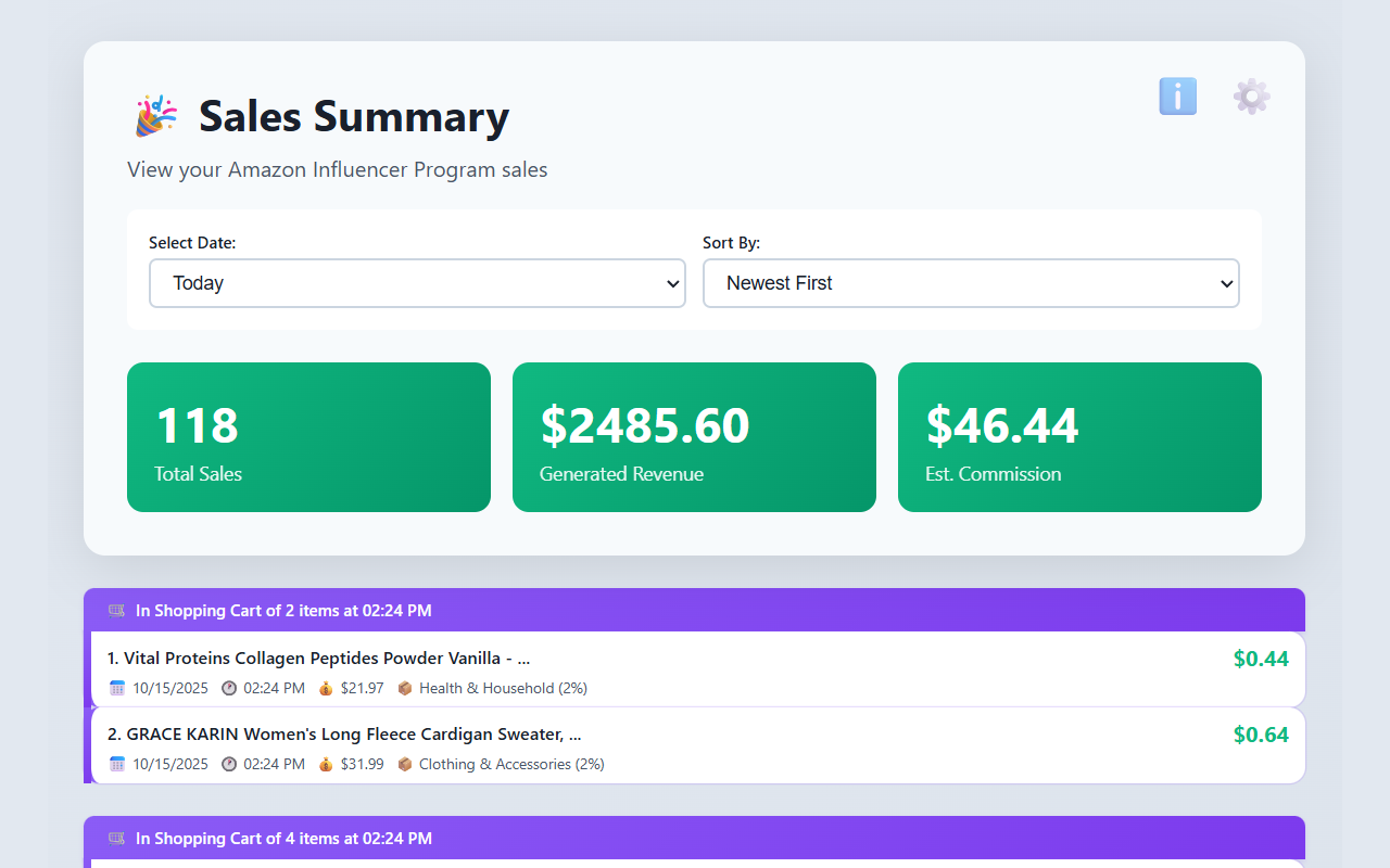 Influencer Sales Notifications (CHA-CHING!) chrome谷歌浏览器插件_扩展第3张截图