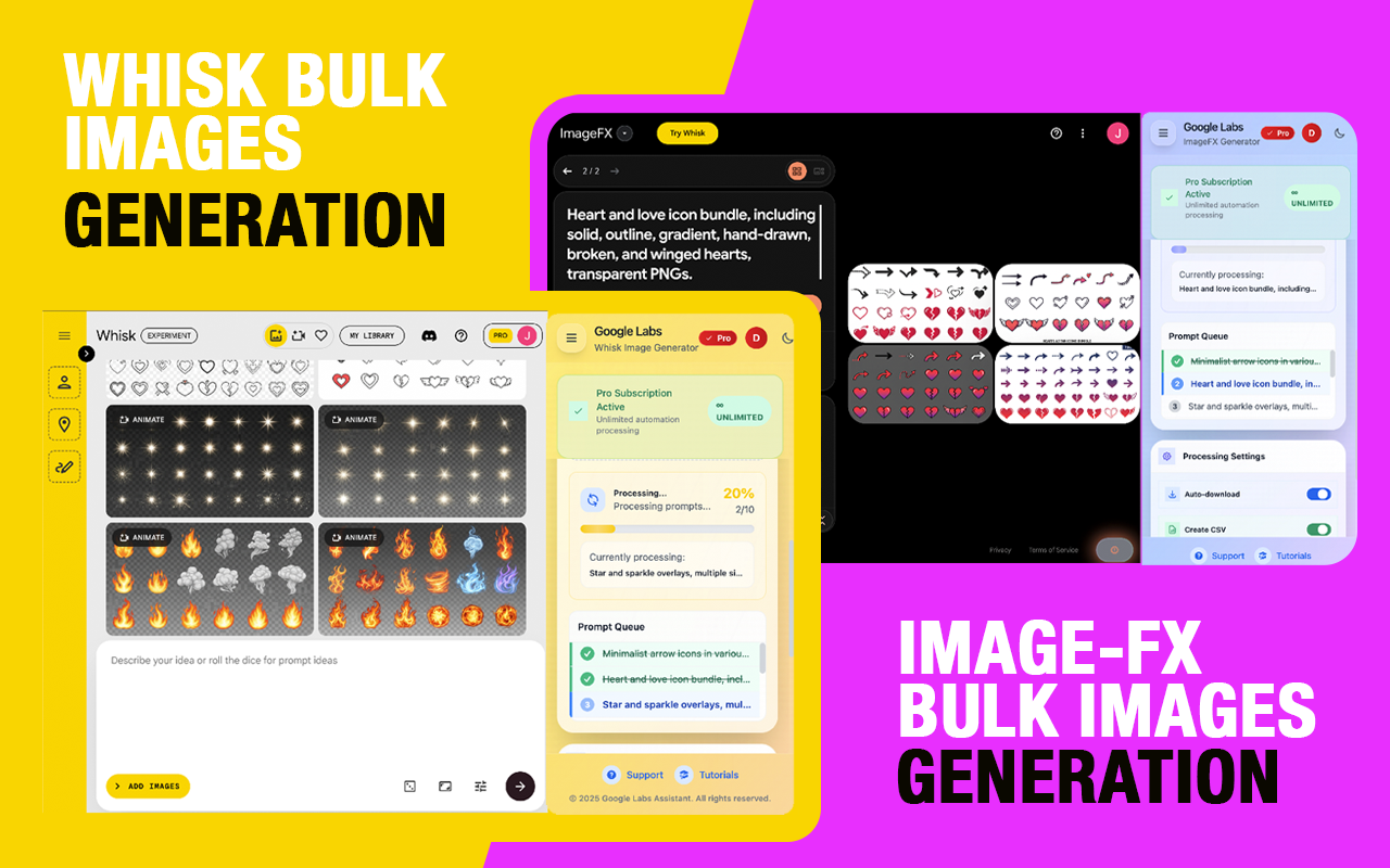 GLabs Automator - Automate Google Labs AI Tools chrome谷歌浏览器插件_扩展第5张截图