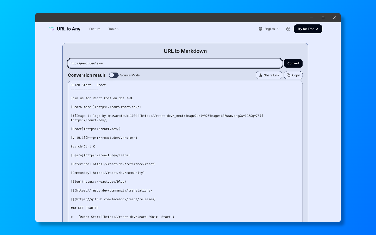 URL to Any chrome谷歌浏览器插件_扩展第3张截图