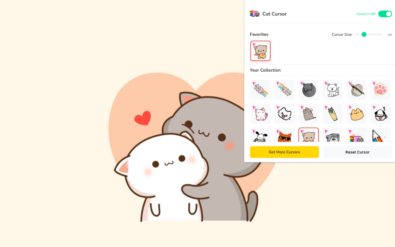 Cat Cursor ♥ Custom Cursor for Chrome™ chrome谷歌浏览器插件_扩展第2张截图