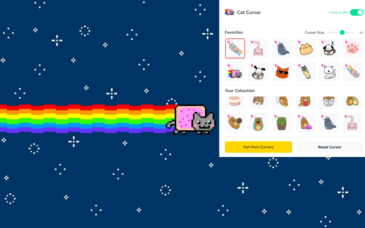 Cat Cursor ♥ Custom Cursor for Chrome™ chrome谷歌浏览器插件_扩展第4张截图