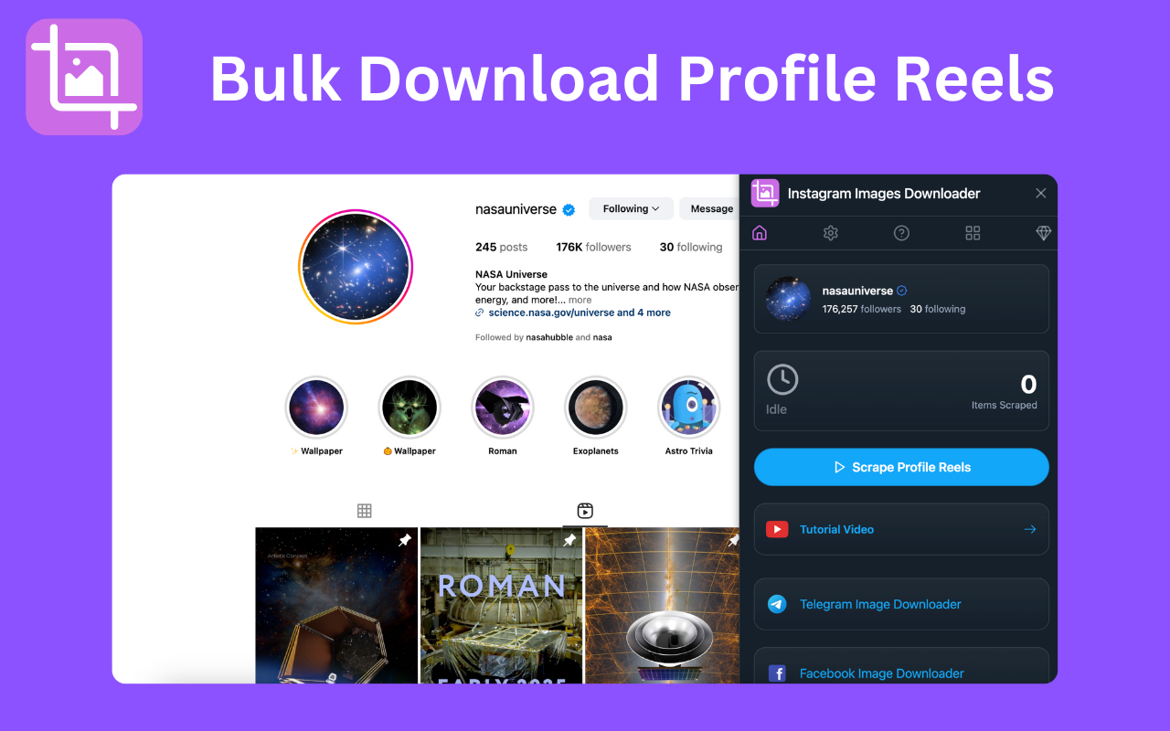 Instagram Images Downloader chrome谷歌浏览器插件_扩展第4张截图
