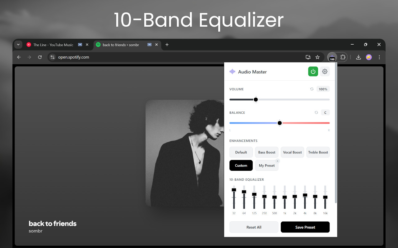 Audio Master chrome谷歌浏览器插件_扩展第3张截图