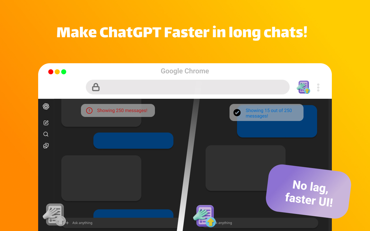 Gippity Pruner - fix long GPT chats chrome谷歌浏览器插件_扩展第1张截图
