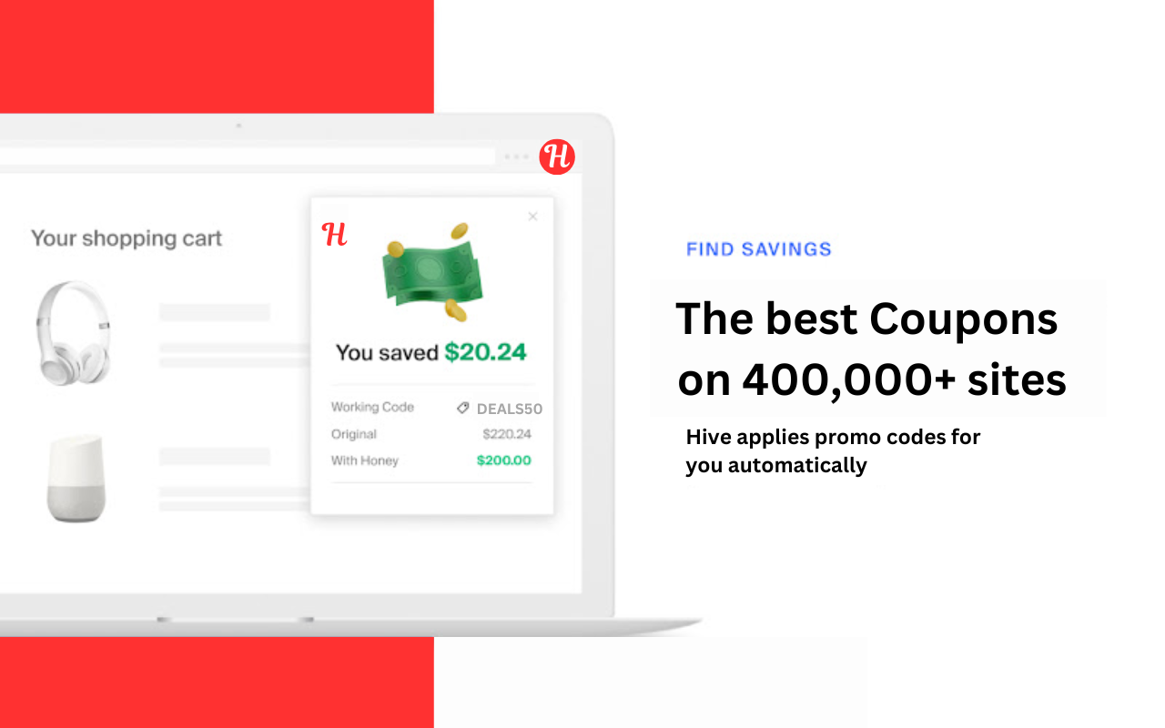 Honey Hive - Coupons, Promo Codes, & Discounts chrome谷歌浏览器插件_扩展第1张截图