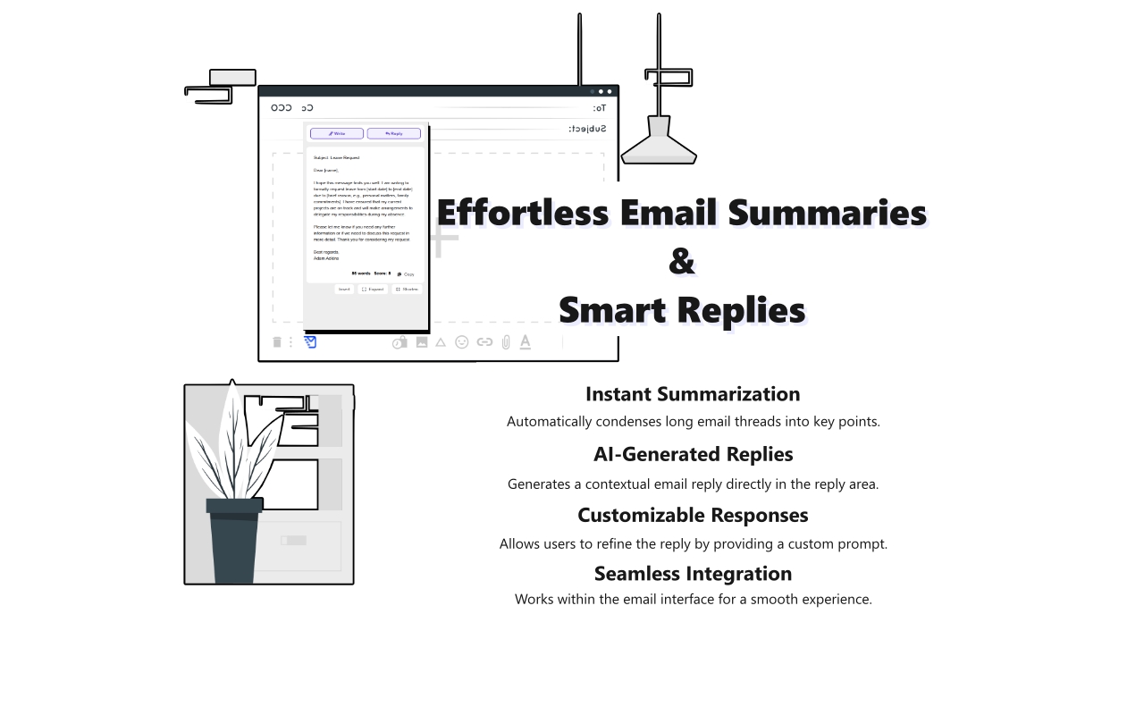 ComposeIt- AI Email Writer(Gmail Assistant) chrome谷歌浏览器插件_扩展第1张截图