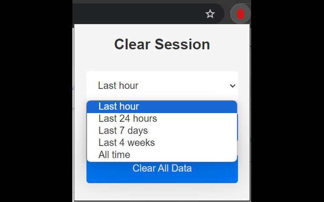 Clear Session chrome谷歌浏览器插件_扩展第1张截图