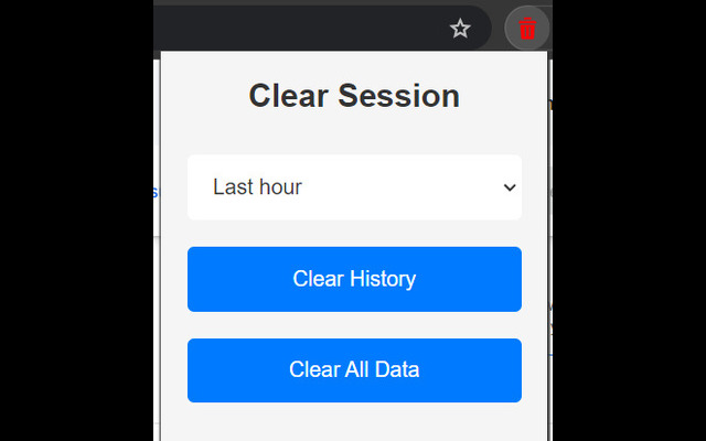 Clear Session chrome谷歌浏览器插件_扩展第2张截图