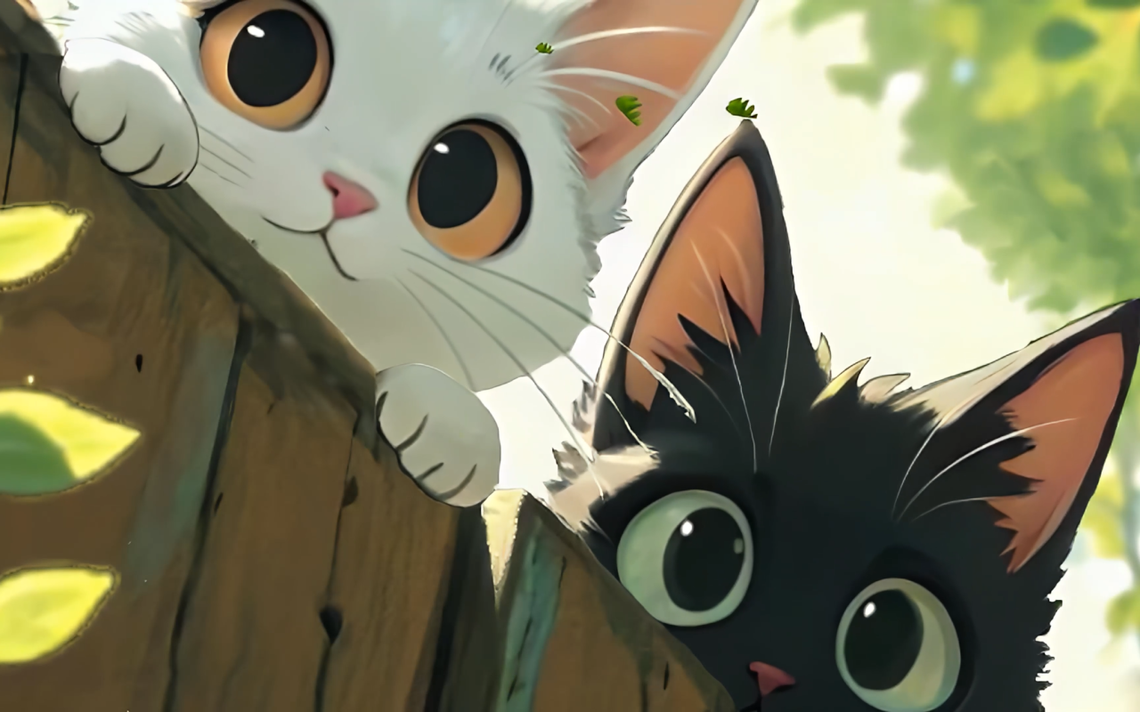 Curious Cats Live Wallpaper chrome谷歌浏览器插件_扩展第3张截图