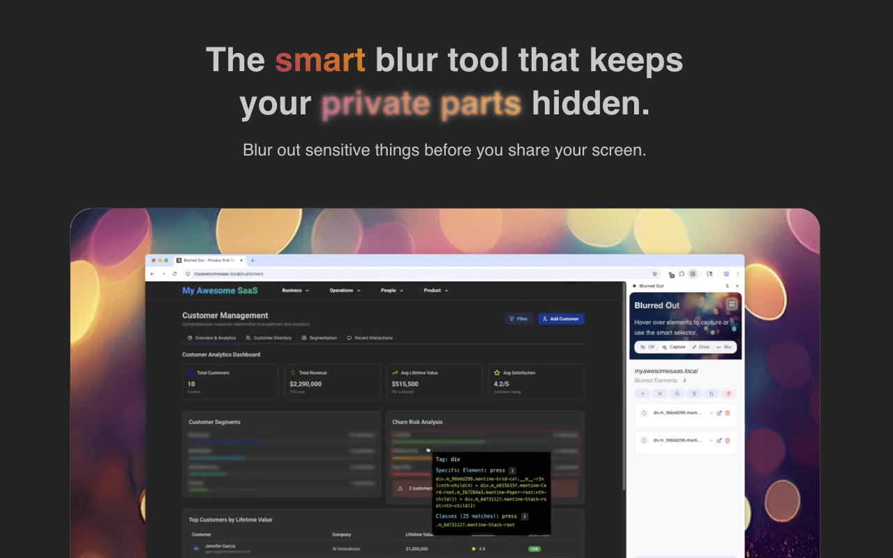 Blurred Out chrome谷歌浏览器插件_扩展第1张截图