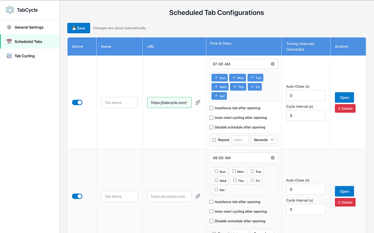 TabCycle chrome谷歌浏览器插件_扩展第4张截图