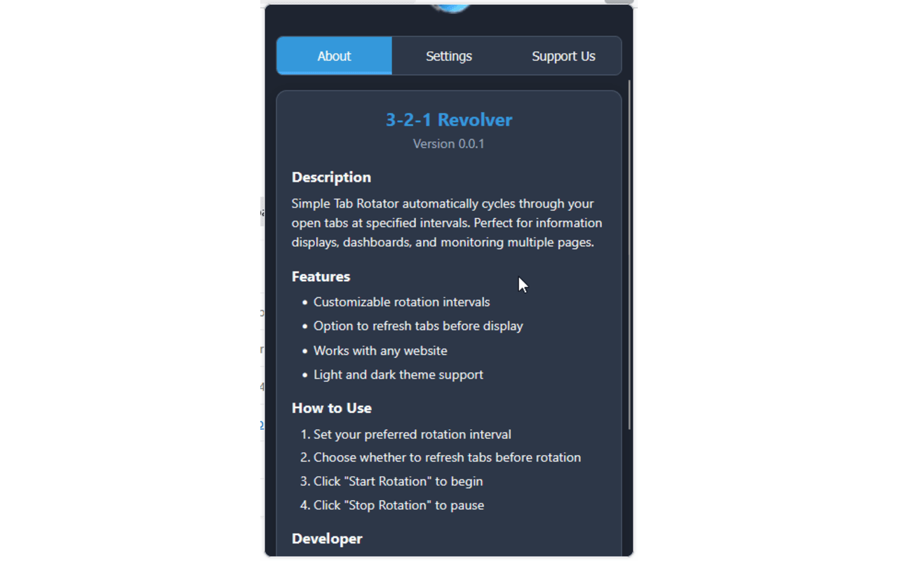Easy 3-2-1 Revolver chrome谷歌浏览器插件_扩展第1张截图