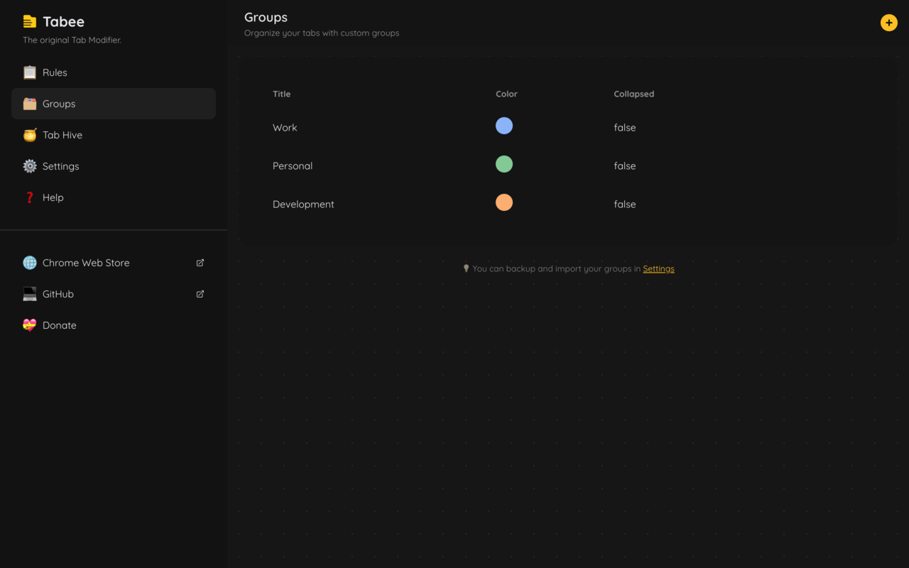 Tabee: Tab Modifier chrome谷歌浏览器插件_扩展第1张截图