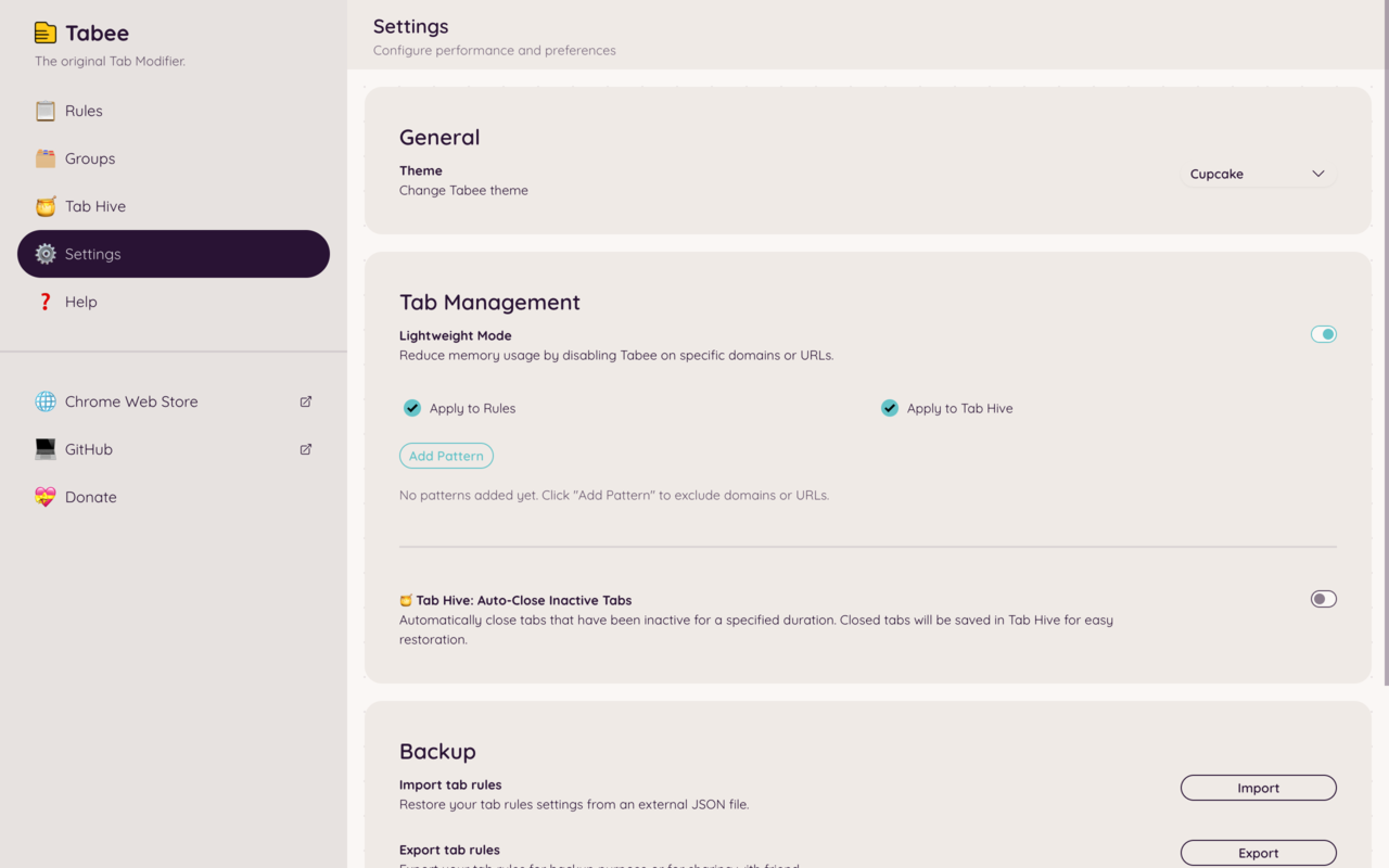 Tabee: Tab Modifier chrome谷歌浏览器插件_扩展第2张截图