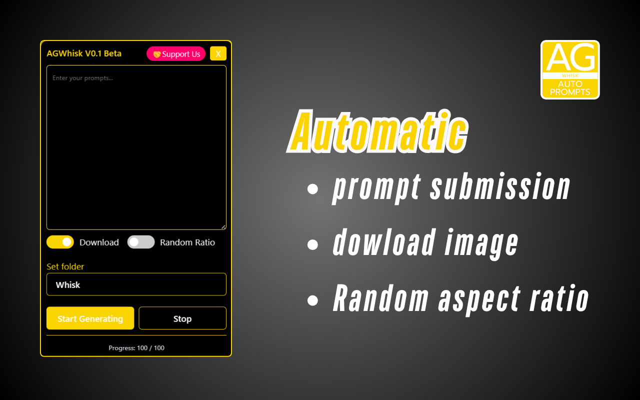 AGWhisk - Whisk Auto Prompt chrome谷歌浏览器插件_扩展第1张截图
