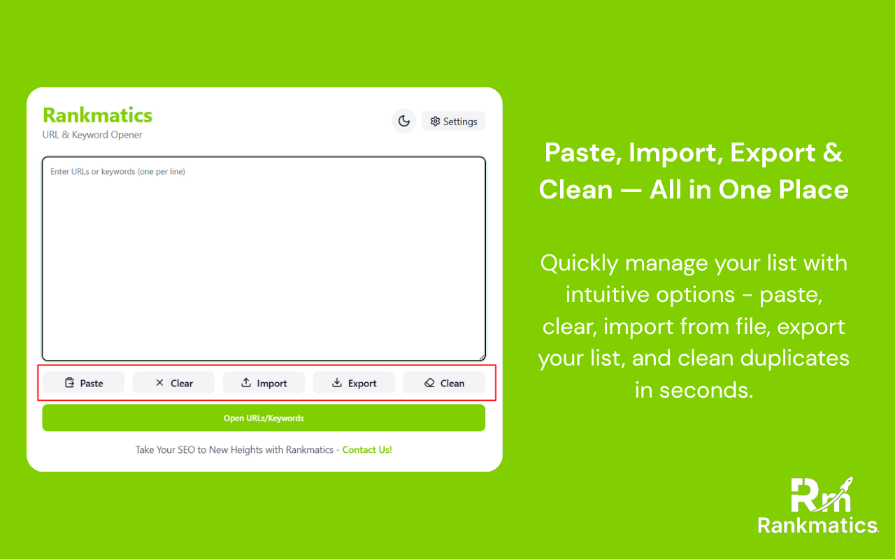Bulk URL & Keyword Opener - Rankmatics chrome谷歌浏览器插件_扩展第4张截图