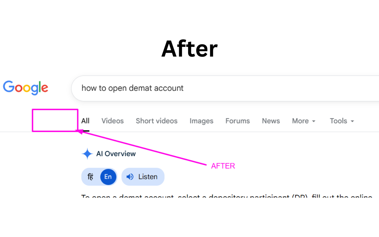 No AI Mode for Google chrome谷歌浏览器插件_扩展第3张截图