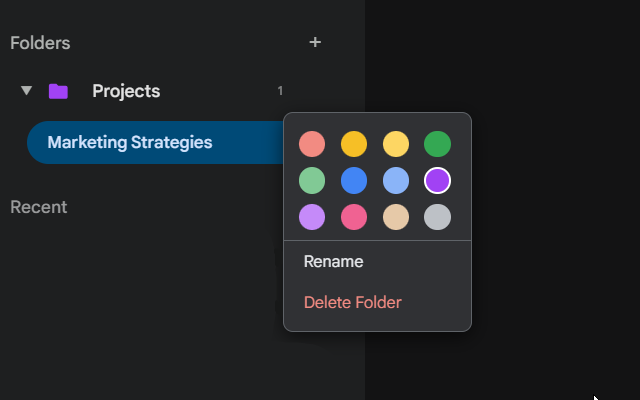 Folders for Gemini chrome谷歌浏览器插件_扩展第2张截图