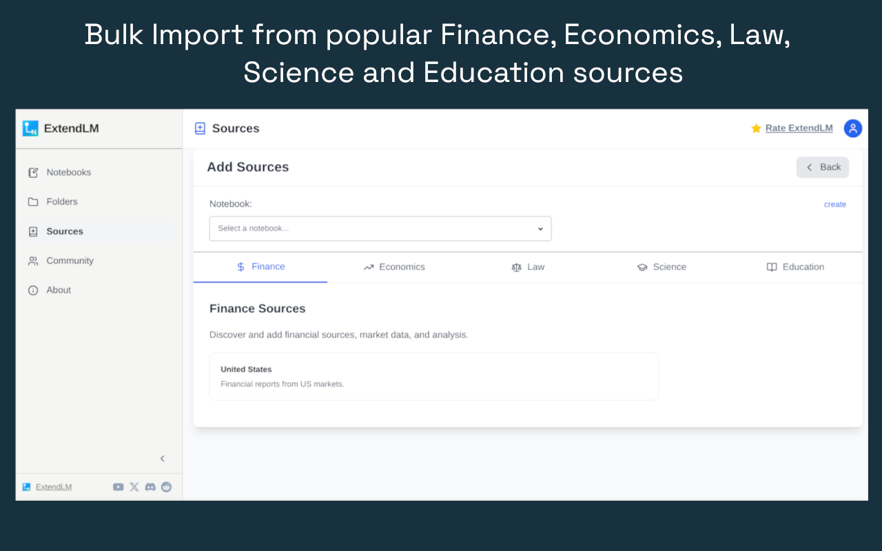 ExtendLM - NotebookLM Extension chrome谷歌浏览器插件_扩展第3张截图