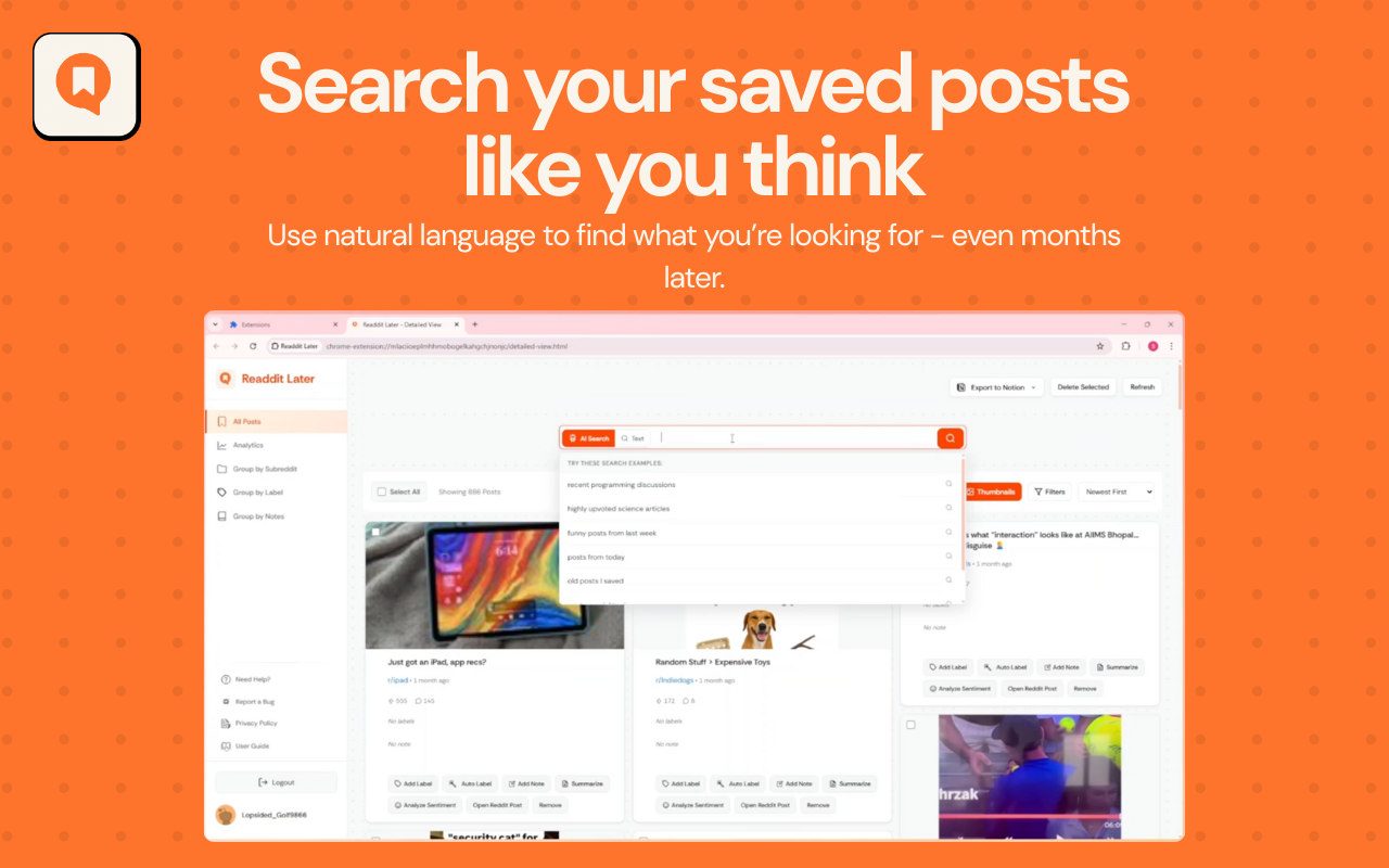 Readdit Later chrome谷歌浏览器插件_扩展第3张截图