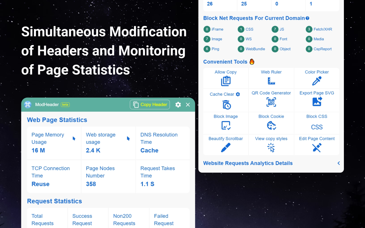 ModHeader - Modify HTTP headers chrome谷歌浏览器插件_扩展第4张截图