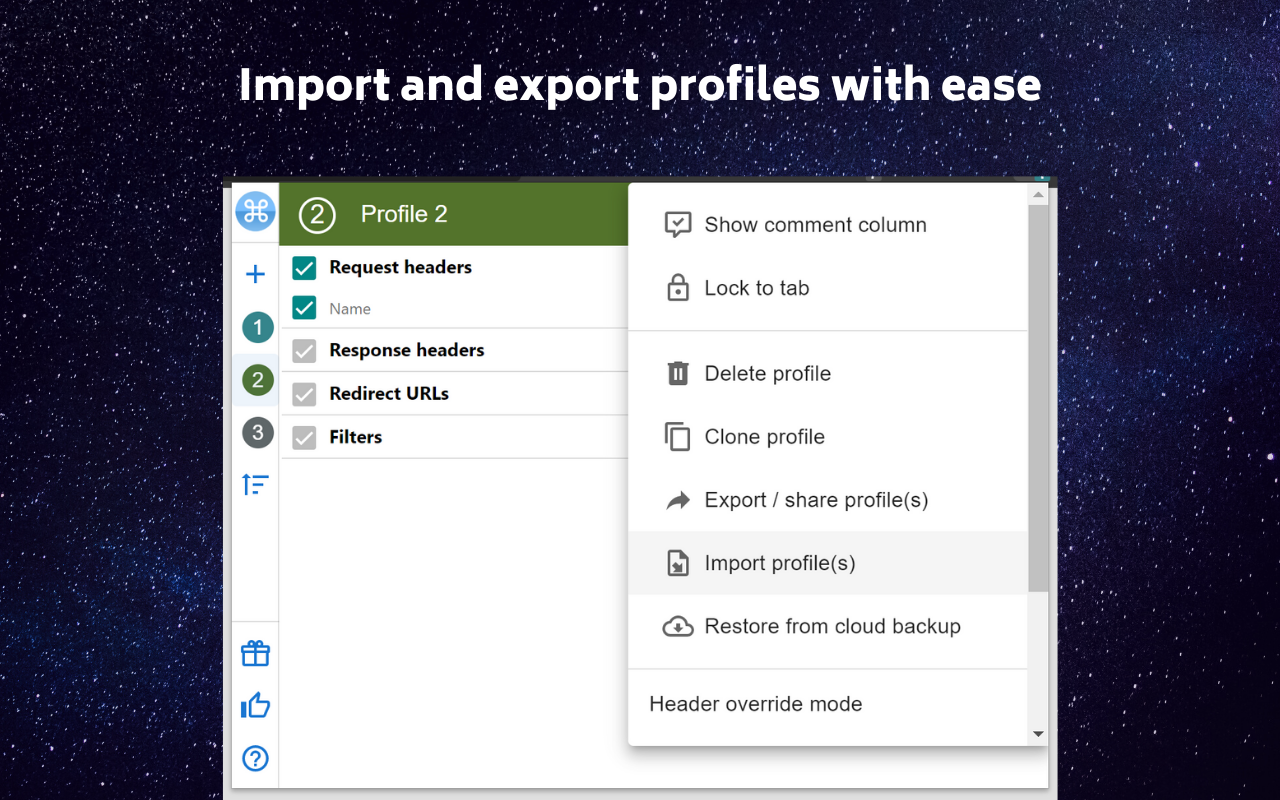 ModHeader - Modify HTTP headers chrome谷歌浏览器插件_扩展第6张截图