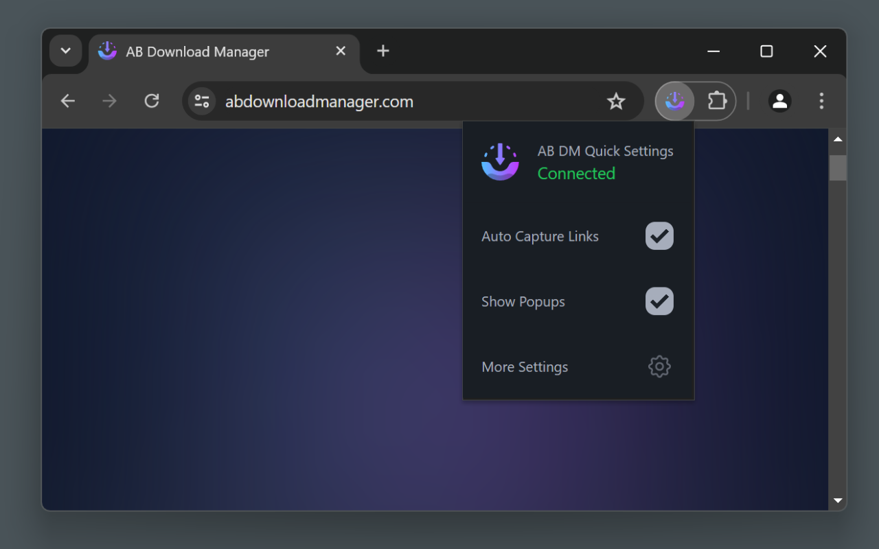 AB Download Manager Browser Integration chrome谷歌浏览器插件_扩展第1张截图