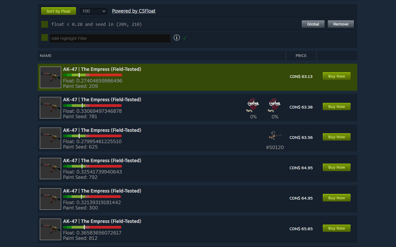 CSFloat Market Checker chrome谷歌浏览器插件_扩展第2张截图
