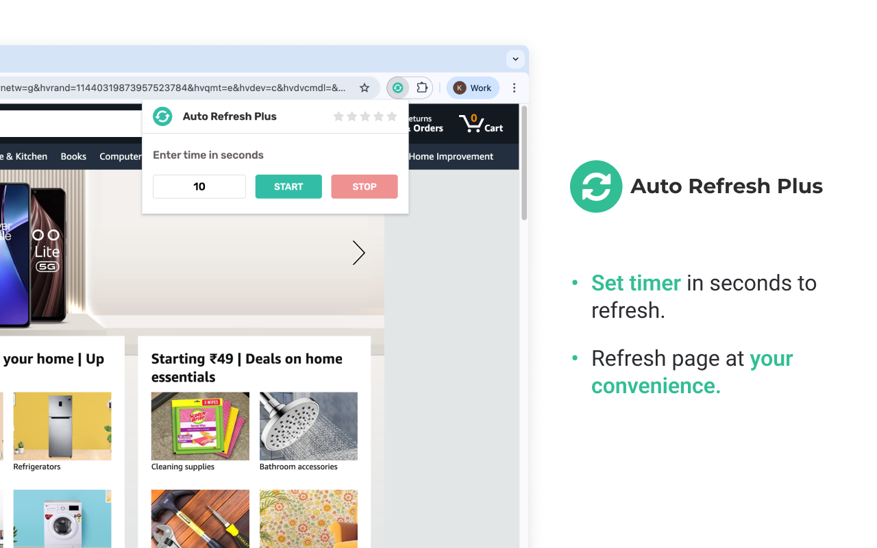 Auto Refresh Plus chrome谷歌浏览器插件_扩展第1张截图
