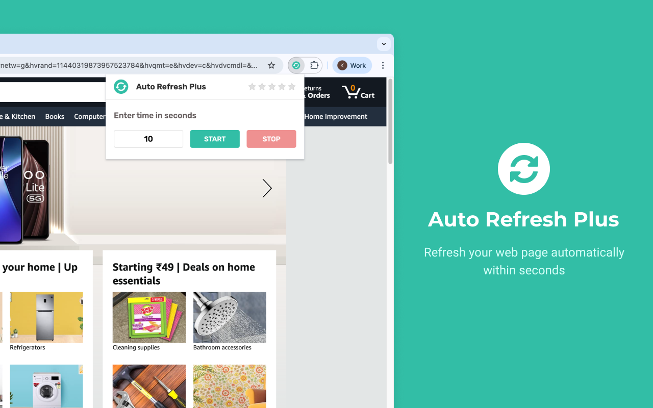 Auto Refresh Plus chrome谷歌浏览器插件_扩展第2张截图