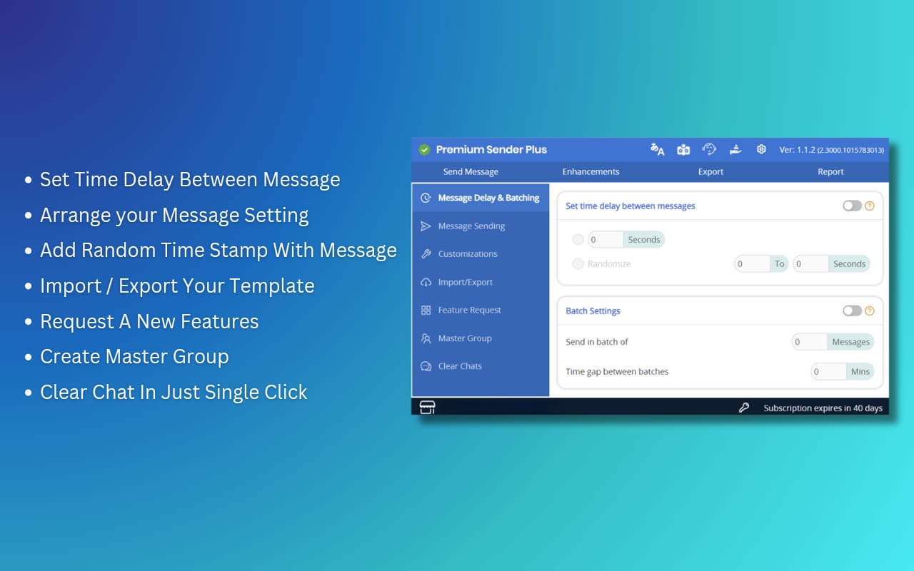 Premium Sender Plus chrome谷歌浏览器插件_扩展第1张截图