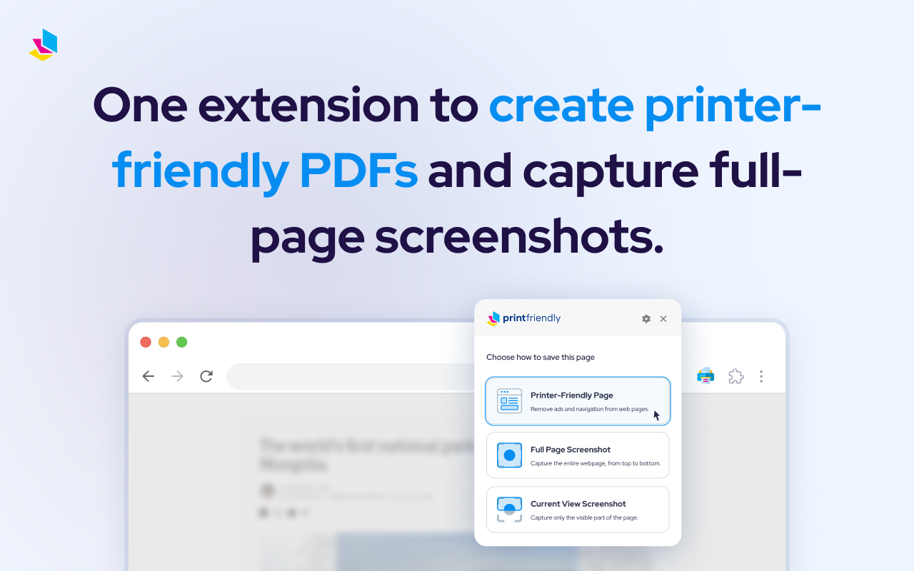 PrintFriendly - 打印、PDF 和网页截图 chrome谷歌浏览器插件_扩展第4张截图