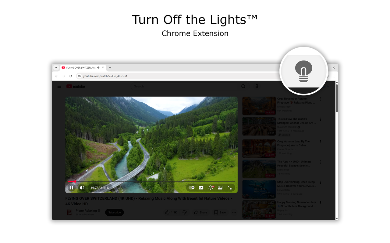 关灯看视频 chrome谷歌浏览器插件_扩展第3张截图