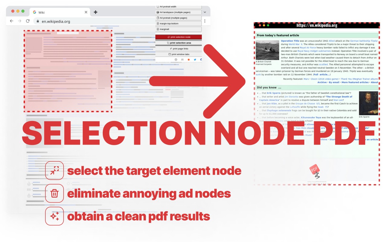 Just-One-Page-PDF: An awesome web page to PDF tool chrome谷歌浏览器插件_扩展第4张截图