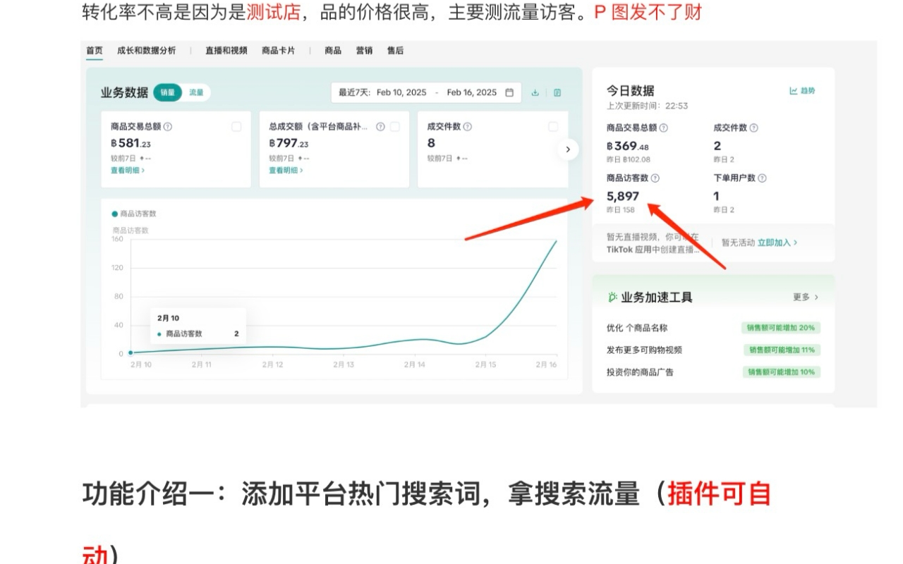 TikTok极光-AI自动提报商品机会&采集商品-黑桃A科技 chrome谷歌浏览器插件_扩展第2张截图