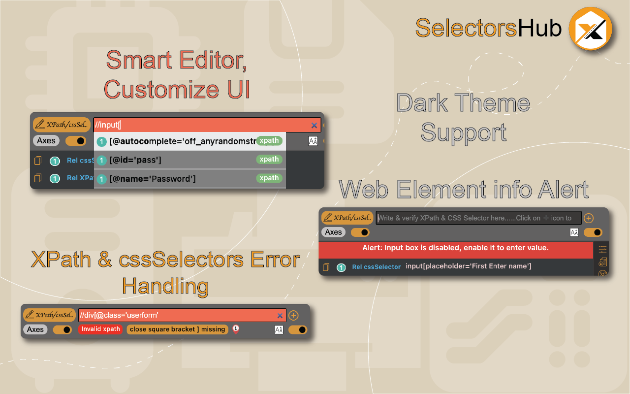 SelectorsHub chrome谷歌浏览器插件_扩展第3张截图