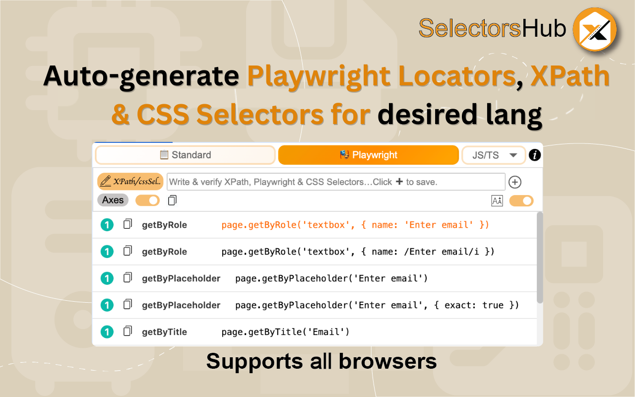 SelectorsHub chrome谷歌浏览器插件_扩展第5张截图
