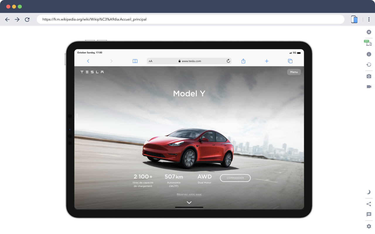手机模拟器 - 测试响应式网站 chrome谷歌浏览器插件_扩展第2张截图