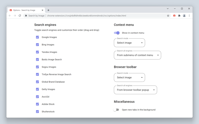 Search by Image chrome谷歌浏览器插件_扩展第3张截图
