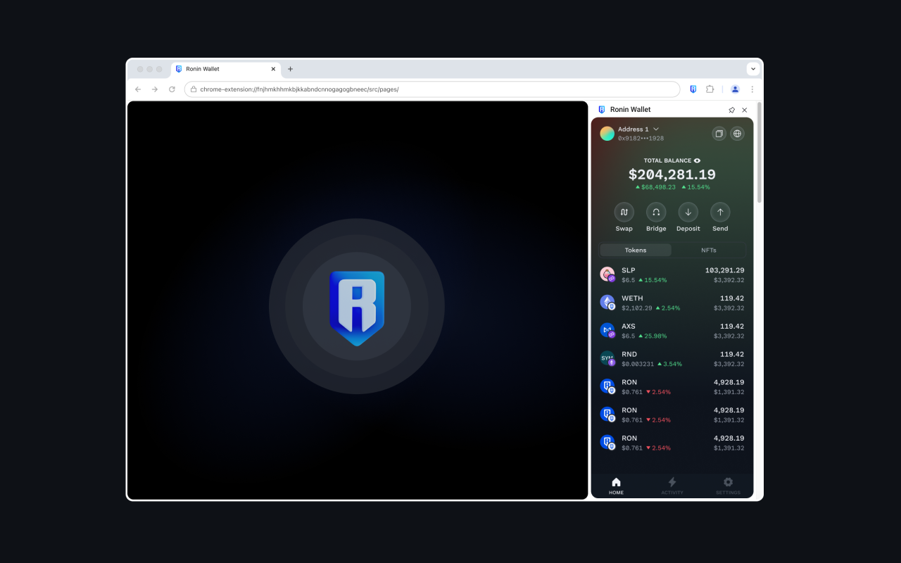 Ronin Wallet chrome谷歌浏览器插件_扩展第2张截图