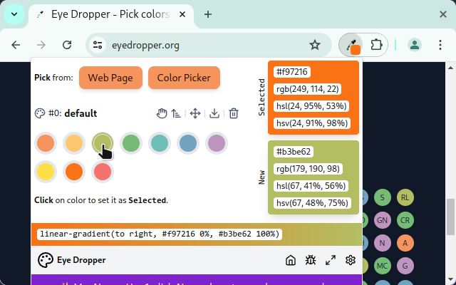 Eye Dropper chrome谷歌浏览器插件_扩展第1张截图